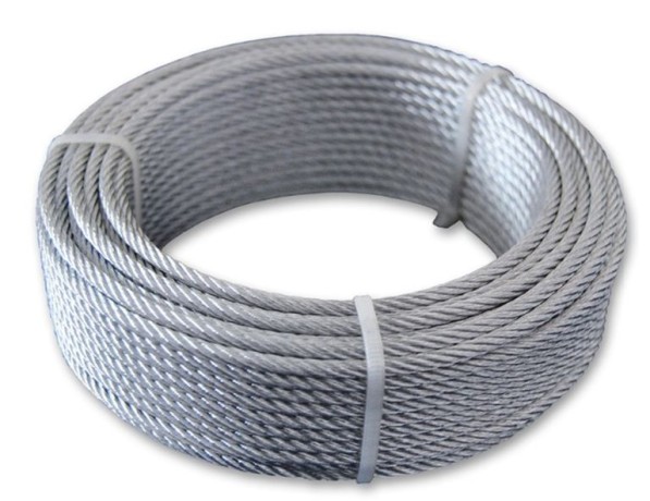 Канат стальной оцинкованный двойной круглопрядный правой свивки 1 ЛК-О 11,5 мм ГОСТ 3077-80 фото