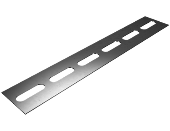 Полоса нержавеющая перфорированная К106 AISI 304 4х40х9х36 мм ТУ 36-1434-82 фото