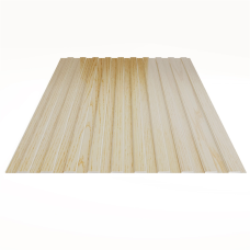 Профнастил стальной стеновой односторонний плоский гладкий светлое дерево фото